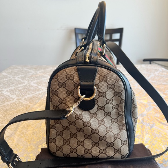 … Vintage Web Original … Canvas Boston Bag - Picture 8 of 11